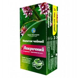Лакричный, от кашля, травы Башкирии объем 20 фп - - медоваялавка.рф