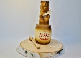 Бочка под мед с медведем 0,5кг - купить в Екатеринбурге