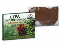 Сера лиственницы "Алтайская" объем 10 гр - - медоваялавка.рф