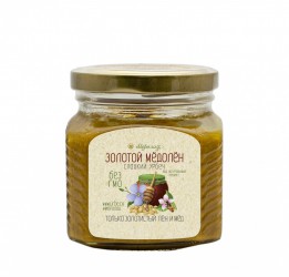 Золотой медолён (230г) (золотой лен, мёд) - купить в Екатеринбурге